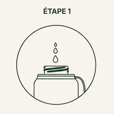 <p>Étape 1 - Remplissage</p>