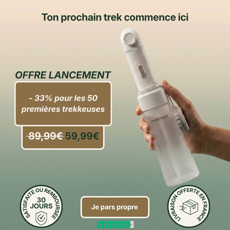 PURETREK - Le bidet de trek Leave No Trace