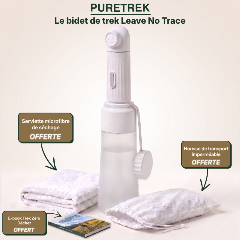 PURETREK - Le bidet de trek Leave No Trace