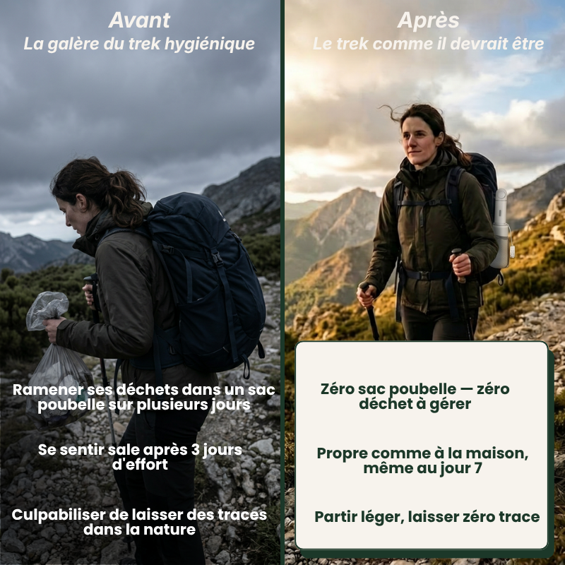 PURETREK - Le bidet de trek Leave No Trace