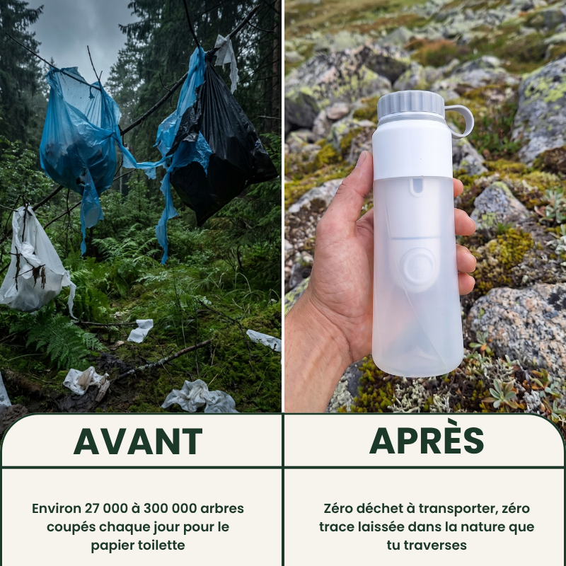PURETREK - Le bidet portable de trek zéro déchet