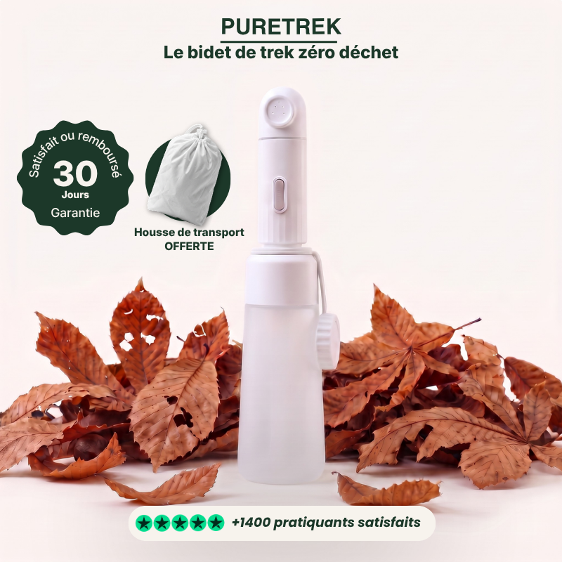 PURETREK - Le bidet portable de trek zéro déchet
