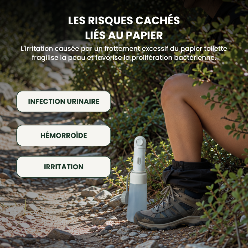 PURETREK - Le bidet portable de trek zéro déchet