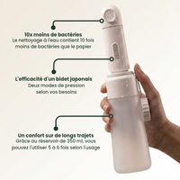 PURETREK - Le bidet portable de trek zéro déchet