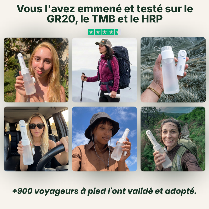 PURETREK - Le bidet de trek Leave No Trace